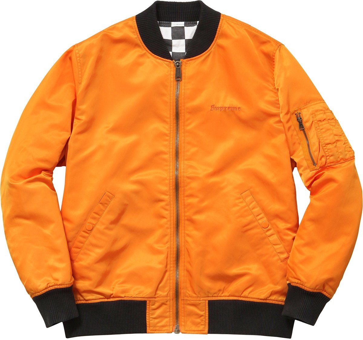 Reversible Checkered MA-1 view 2